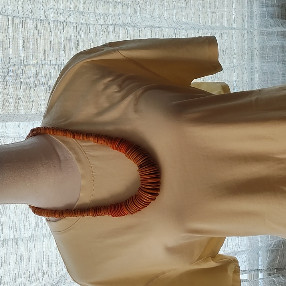 H&M 100% cotton soft yellow dress